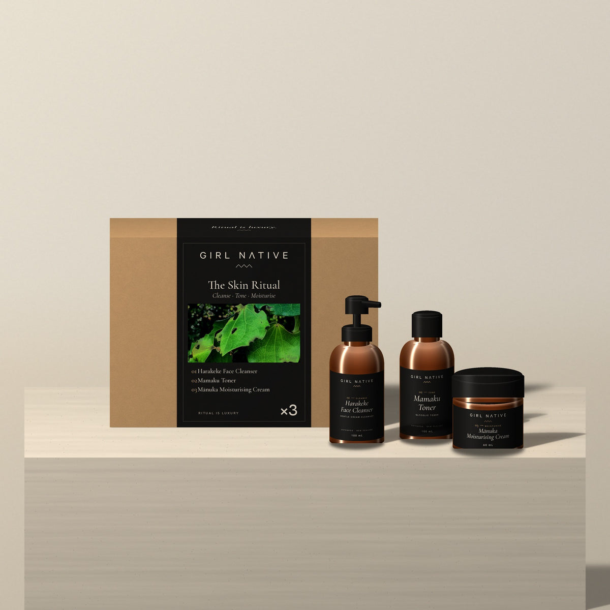 The Skin Ritual - Cleanse, Tone & Moisturise