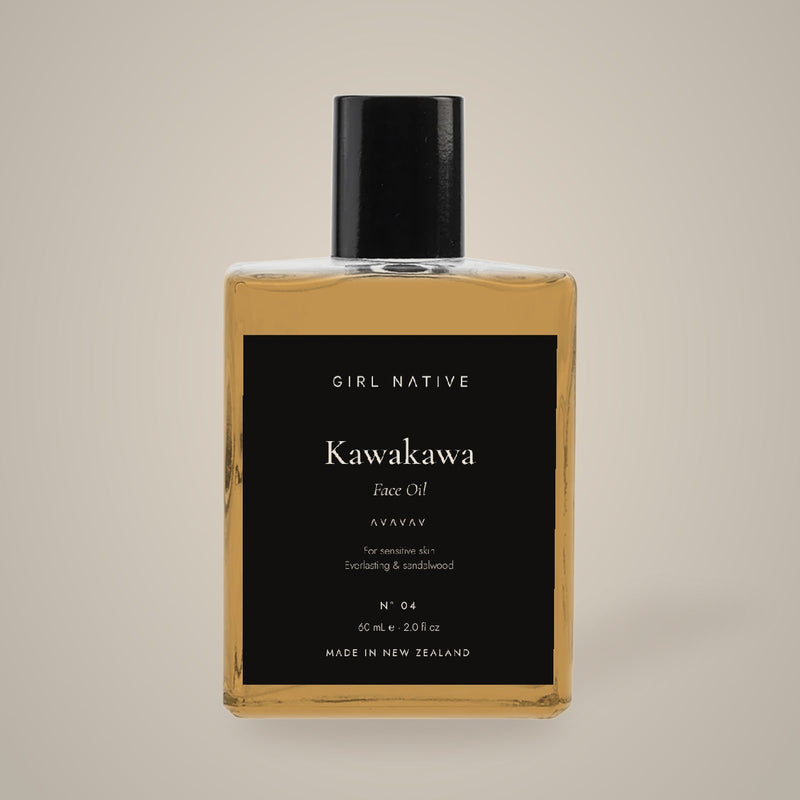 Girl Native Kawakawa Face Oil, 60 ml dropper bottle